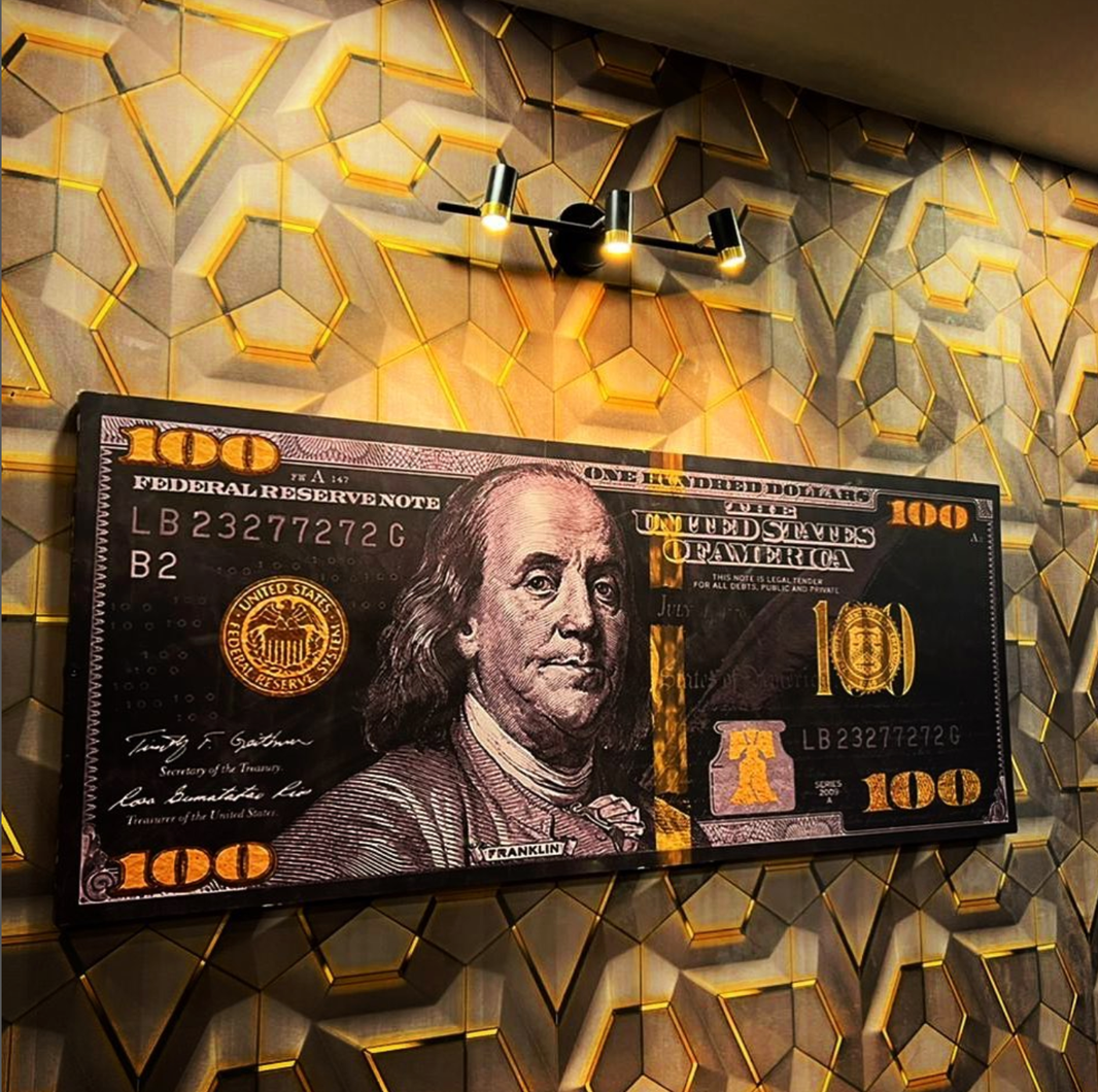 Gold Dollar Bill