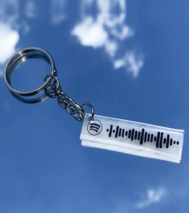 QR Spotify Keychain