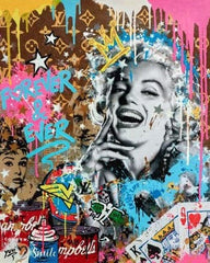 marilyn graffiti art