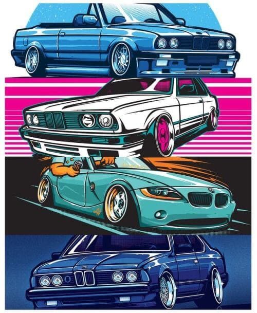 BMW's Car Collage