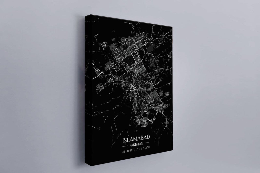 Aesthetic edits - Islamabad map