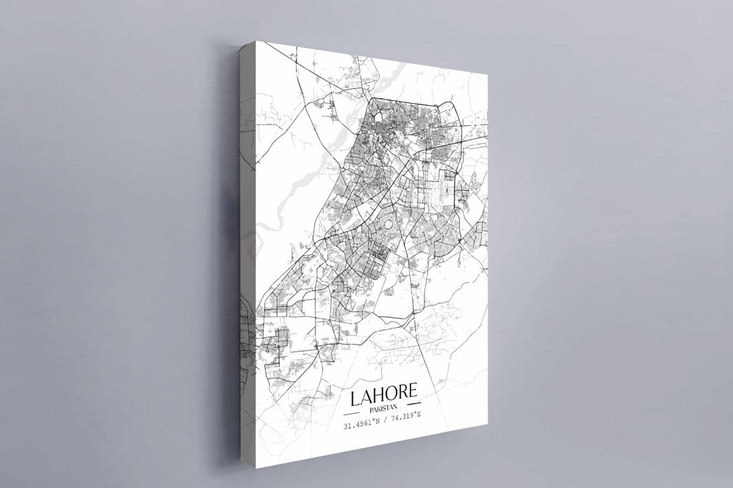 Aesthetic edits - Lahore map 2