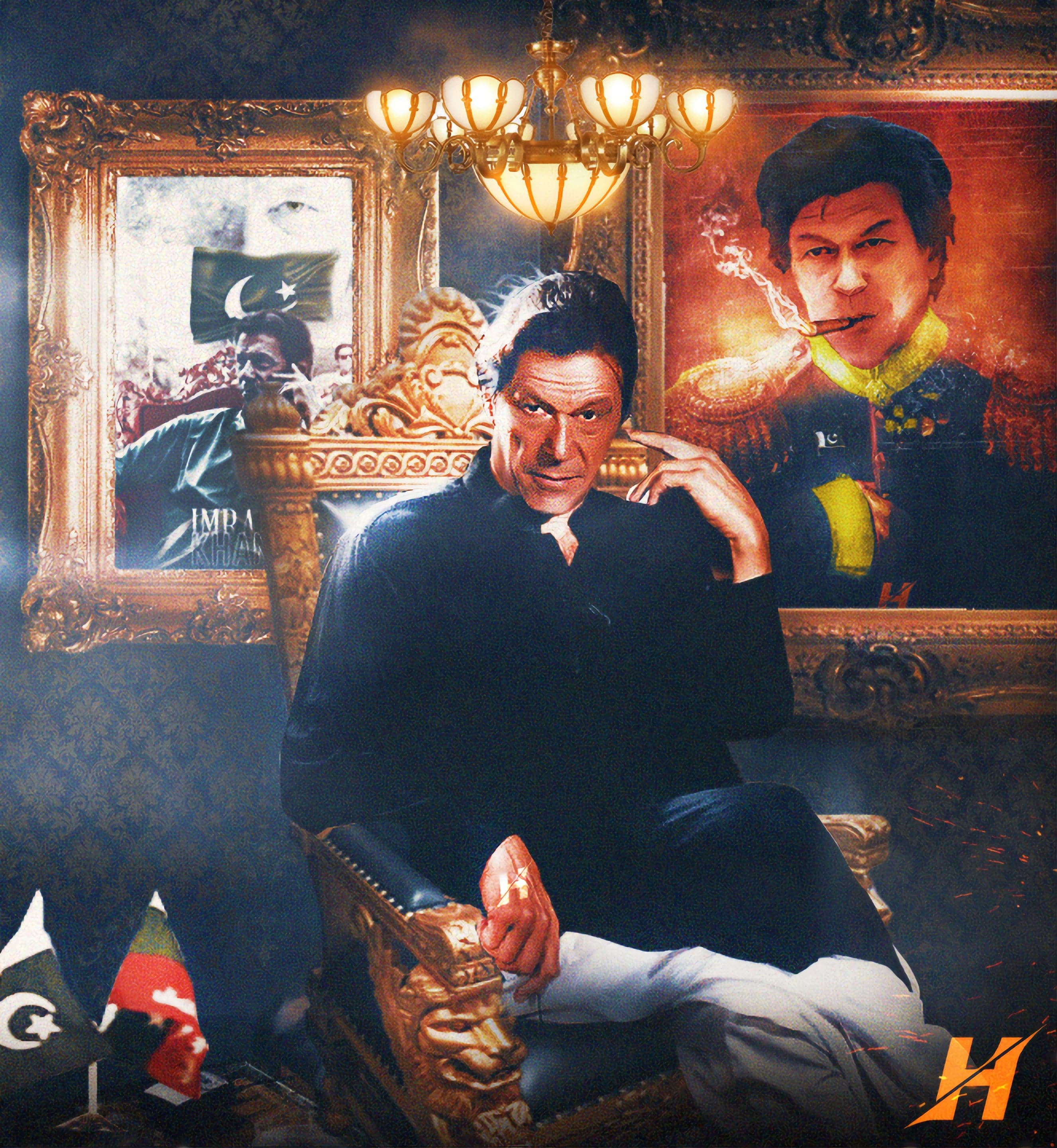 Imran Khan king - Wall art