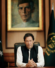 Imran Khan portrait - wall art