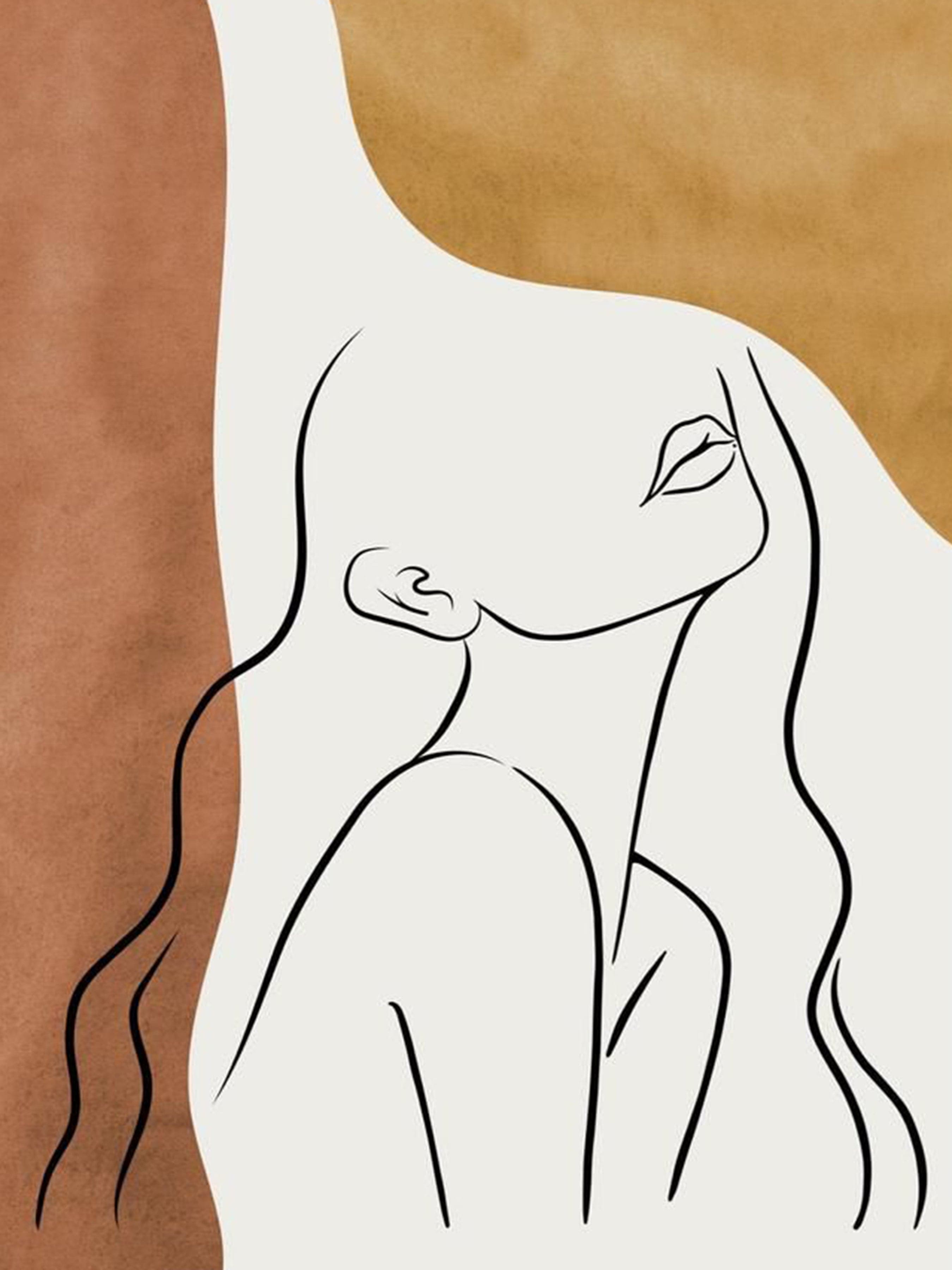 Abstract Face Line Art – Aesthetix