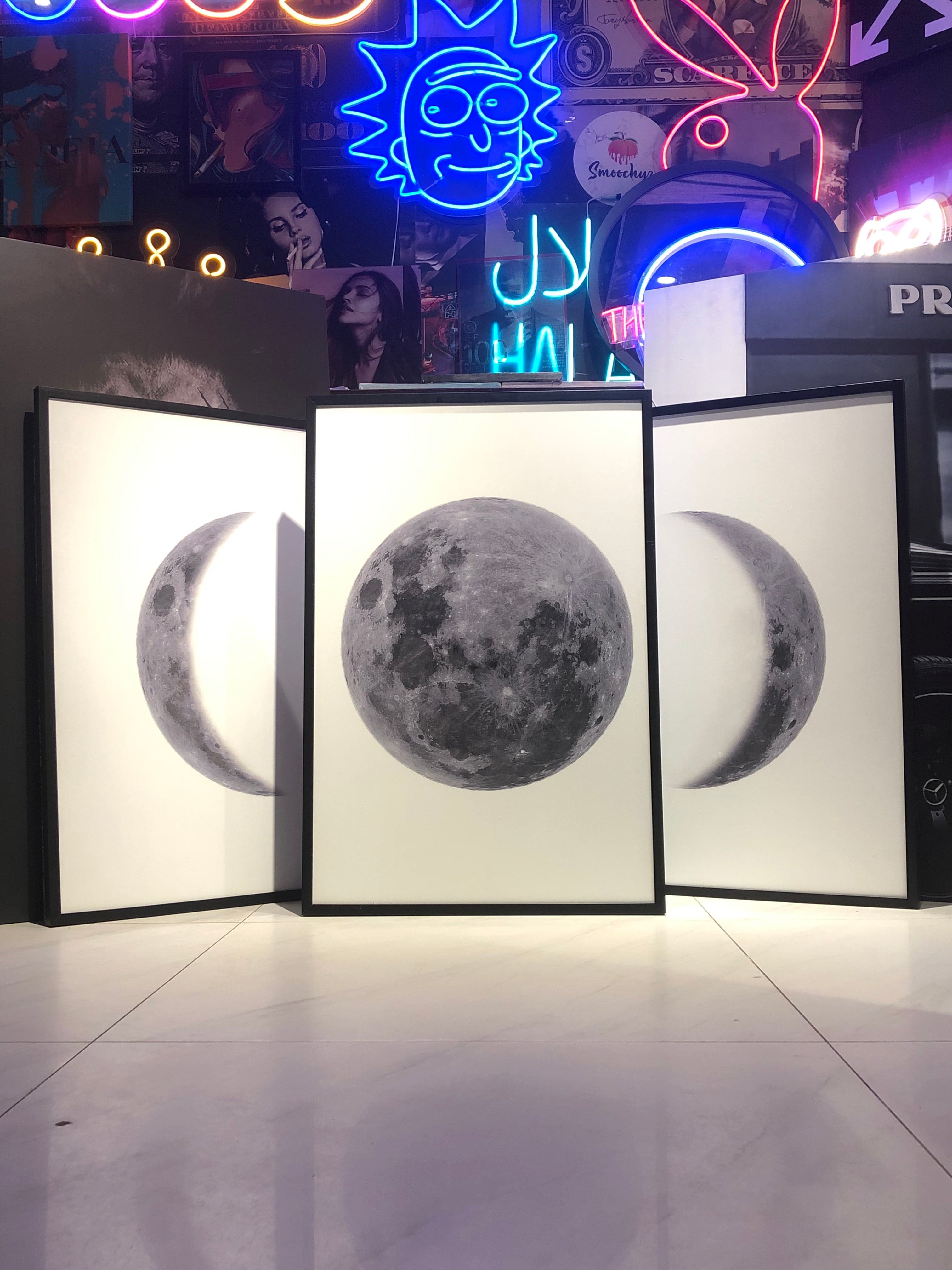 MOON SET OF 3