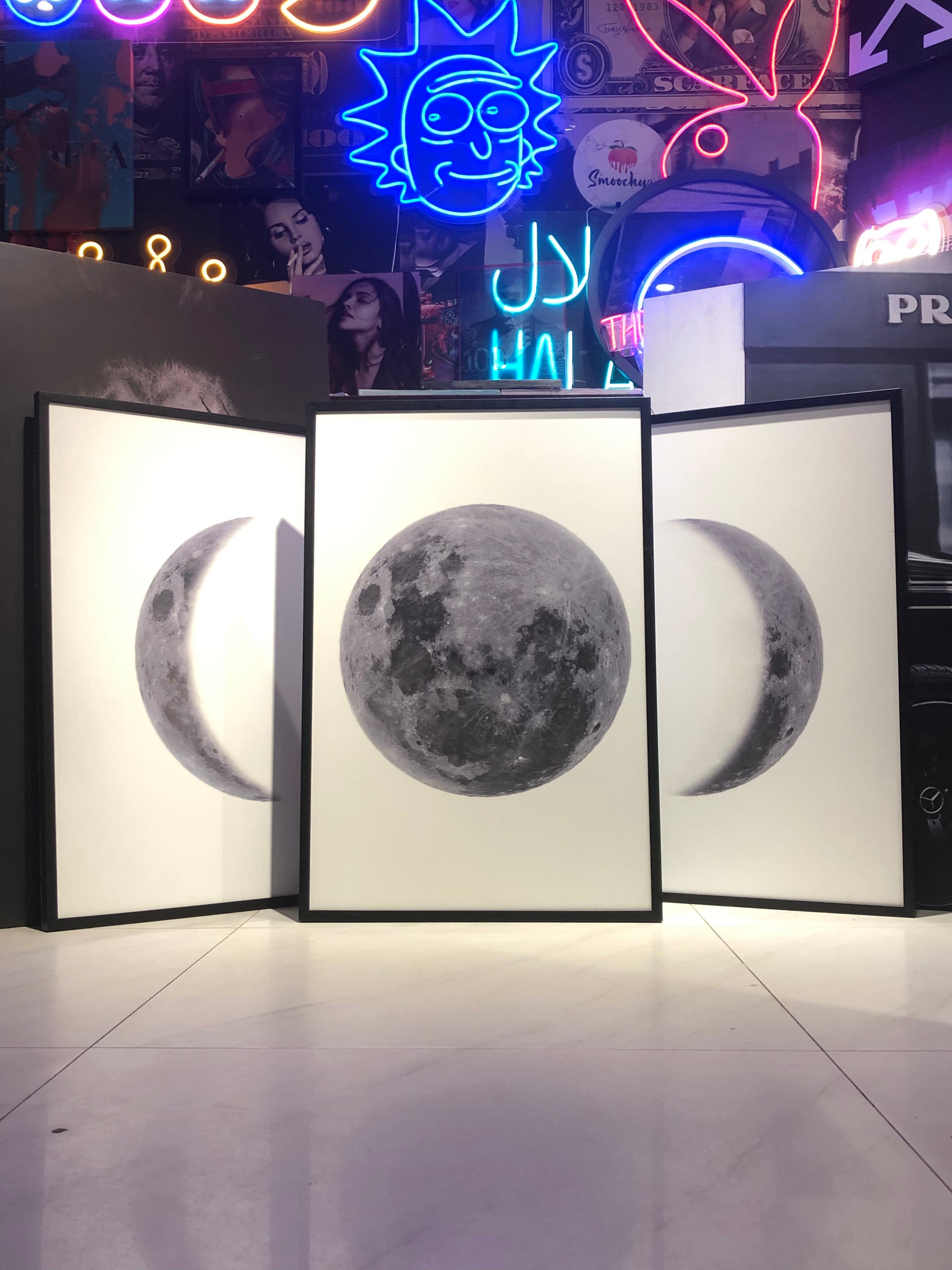 MOON SET OF 3