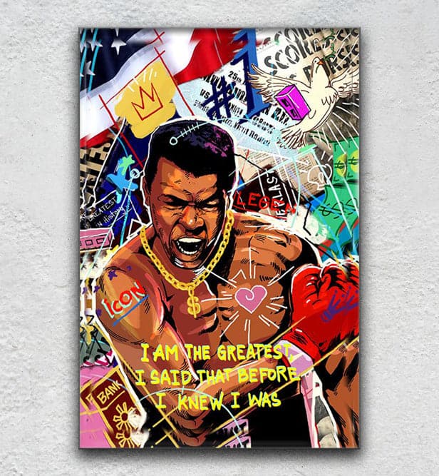 Muhammad Ali Pop Art - Boxing