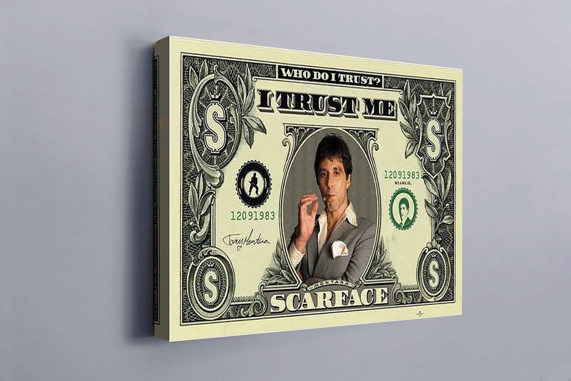 Scarface: bill Al Pacino Dollar